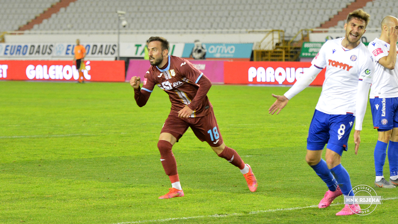 37, HNK Rijeka - HNK Hajduk Split 3:1 Stadion Rujevica 1.HN…